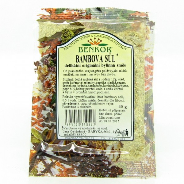 Bambova sůl 40g