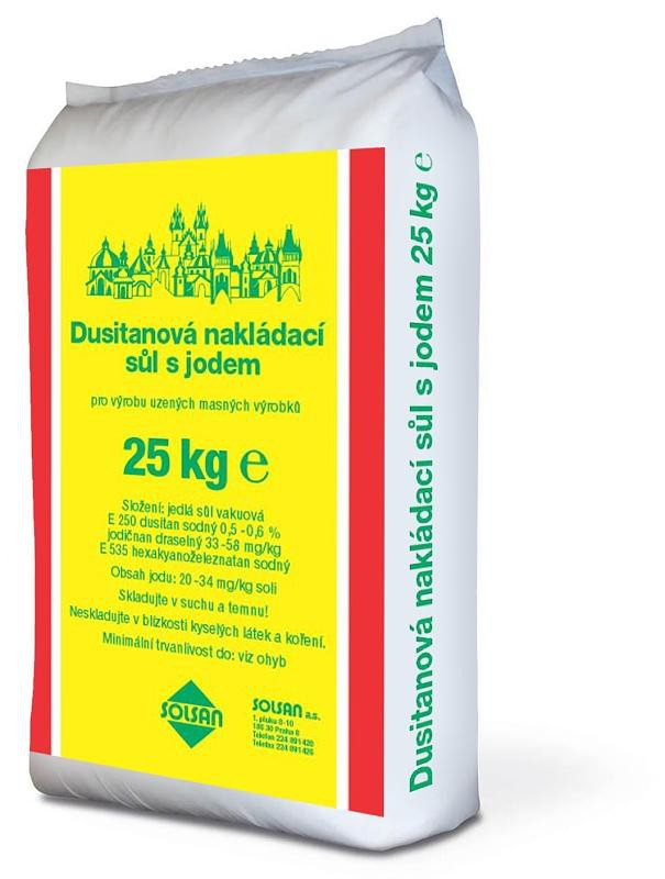 Dusitanová nakládací sůl s jodem (25 kg)