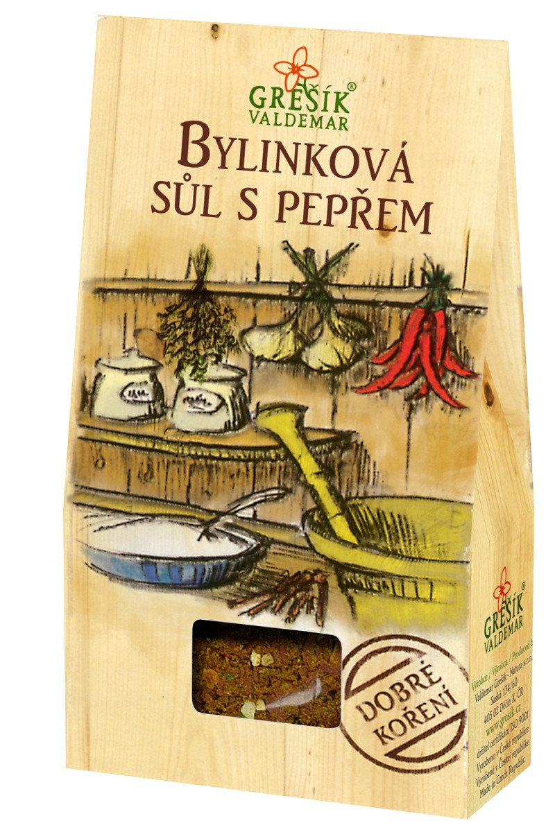 Bylinková sůl s pepřem 40g