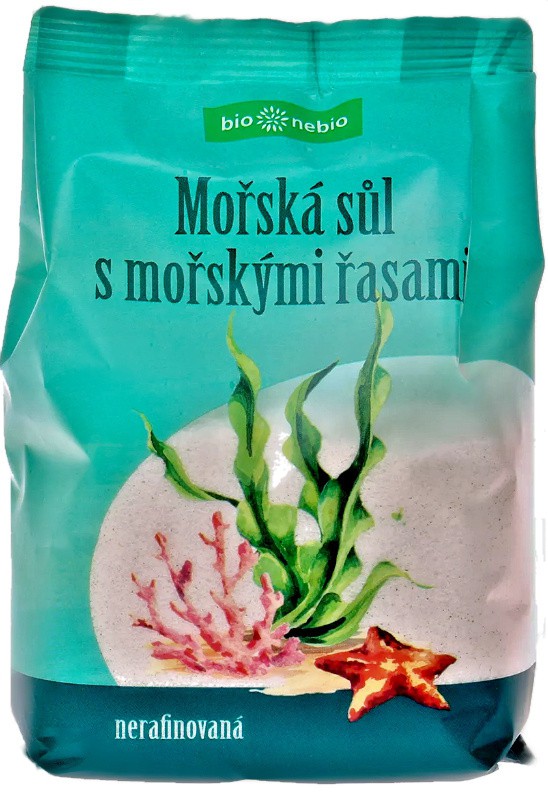Mořská sůl s mořskými řasami 500g