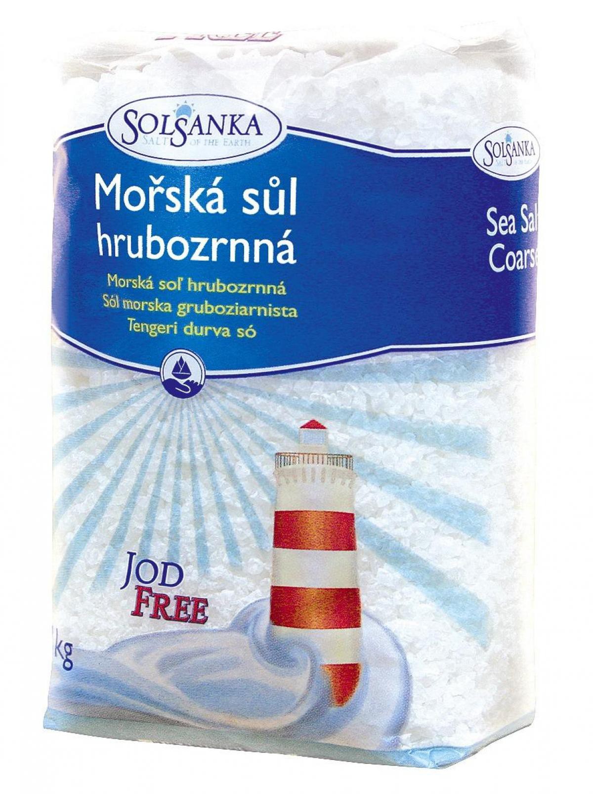 Solsanka: Mořská sůl hrubozrnná 1kg