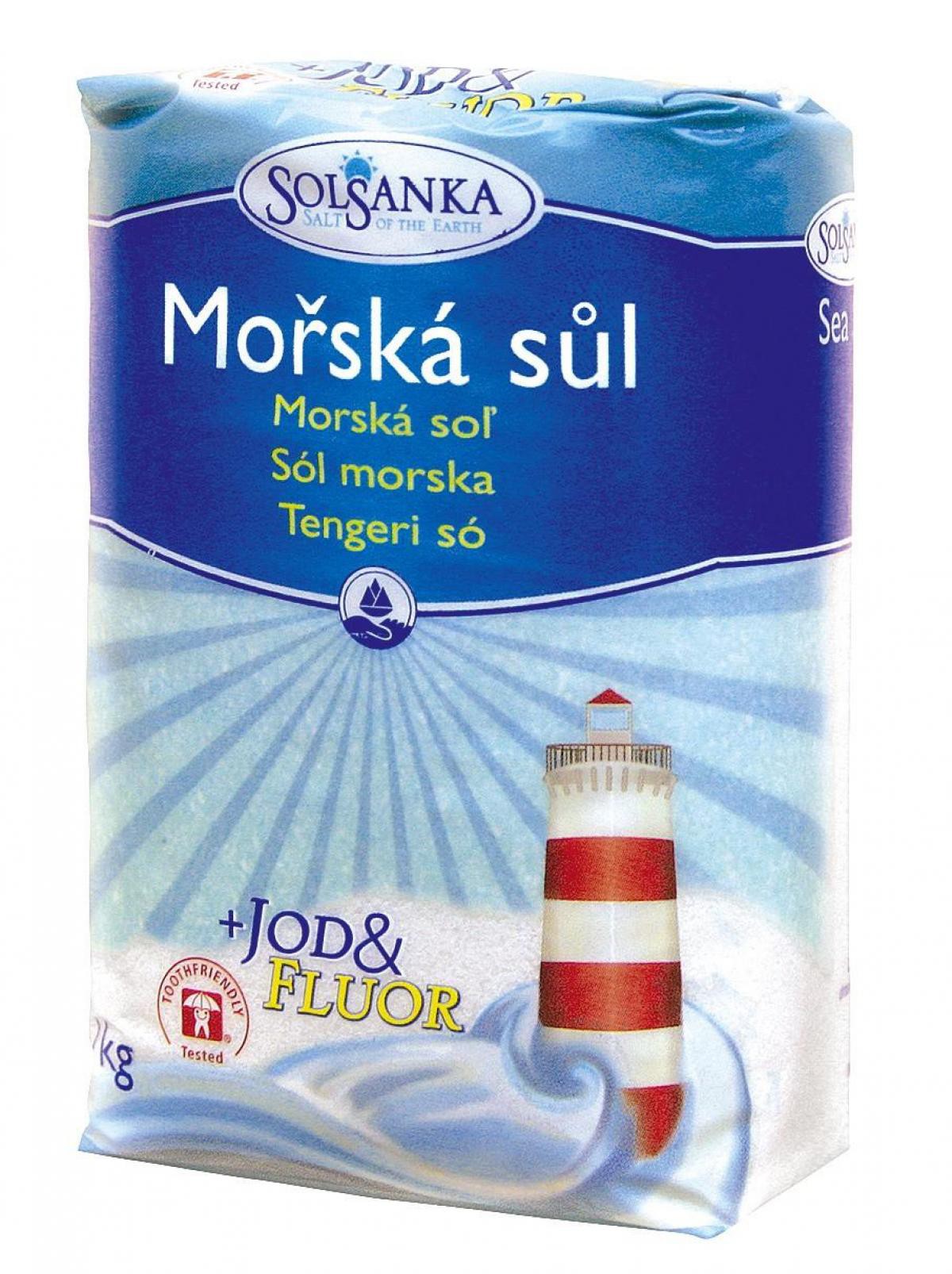 Solsanka: Mořská sůl s jodem a fluorem 1kg