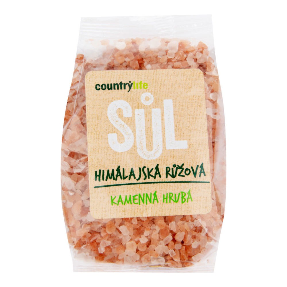 Sůl himálajská růžová hrubě mletá 500g