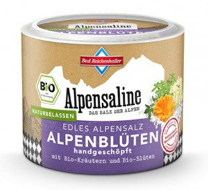 Alpensaline: Edles Alpensalz Alpenblüten BIO 80g 