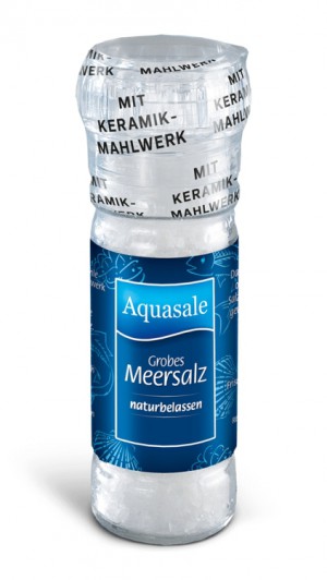 Aquasale:  Mlýnek Hrubá mořská sůl 100g