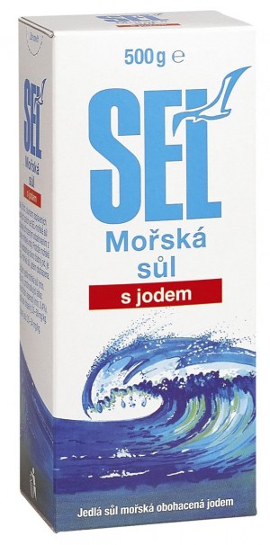 SEL - Mořská sůl s jodem 500g