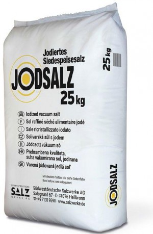 Solivarská sůl s jodem 25 kg